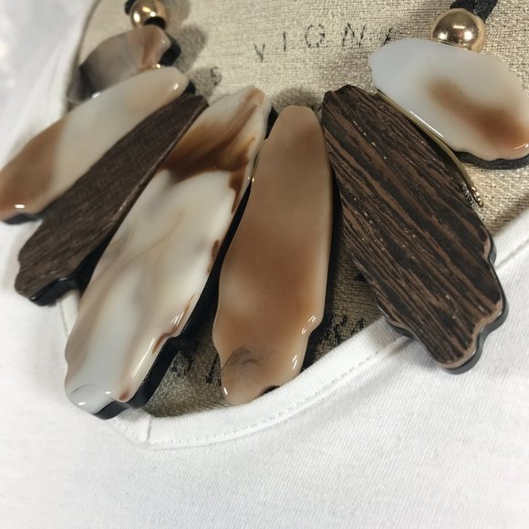 Chunky Brown tone Statement piece Bold & Beautiful - Picture 4 of 6